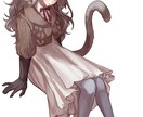 キャラクターのデザイン、立ち絵を制作いたします TRPGやマダミスなどの立ち絵にも！ イメージ4