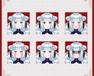 Vtuberキャラデザ＋パーツ分けイラスト描きます 高可動域用のかわいい女の子描きます イメージ3