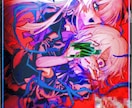 ダークでインパクト大な一枚絵イラストを描きます ダークで繊細なのに派手なビビット！？唯一無二を求めるアナタへ イメージ4