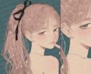 アンニュイで雰囲気のあるイラスト描きます ⭐︎アイコン, サムネイルetc. お気軽にご相談下さい！ イメージ3