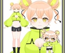 パーツ分けイラスト描きます 可愛い絵柄が得意です！VTuberデビューを応援！ イメージ3
