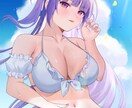 かわいい女の子を描きます 活動用から観賞用まで幅広く対応します！ イメージ3