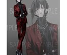 TRPG、ゲームにお使い頂ける全身立ち絵描きます 美麗な男性キャラクターが得意です！ イメージ6
