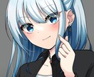 バストアップから立ち絵まで、イラストを描きます SNS用アイコン等様々な用途に使えるイラストを描きます。 イメージ1