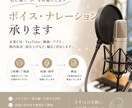 あなたの思い描くように声を当てます ナレーション及びキャラクターのボイスを担当いたします！ イメージ1