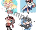 商用利用込み！もちっとデフォルメ描きます サムネイルやアイコンにいかがですか？ イメージ2