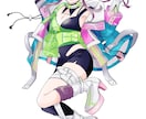 立ち絵/キャラクターデザインします 配信、動画、ゲーム、TRPG等ご使用いただける立ち絵イラスト イメージ1