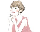 きれいな女の子描きます お写真を元に透明感あるオシャレな女の子データ制作します。 イメージ7