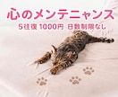 チャットで気軽に心の整理　雑談　何でも話せます お試しにもおすすめ⭐︎ 5往復　すきま時間にいつでも送ってネ イメージ1