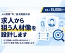 採用スカウト向け 求人からターゲットを設計します 曖昧な採用ターゲットを、スカウトで使える条件まで整理します イメージ1