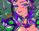 ビビットな色彩のかわいいイラストを描きます 楽曲のジャケット作成経験アリ！ヘッダー等にも対応します！ イメージ2