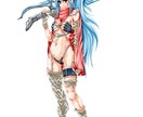 一枚絵、キャラデザ、アイコン、漫画など制作します 表紙、挿絵、ゲーム用キャラ、立ち絵、Vtuber用など イメージ5
