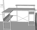 家具、内装の3Dモデリングを丁寧に作成します 家具や内装のイメージを3Dでわかりやすく形にします。 イメージ3