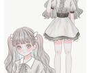 綺麗可愛い系、かっこいい系のキャラデザを承ります 綺麗で可愛いキャラクターデザインが得意です！ イメージ3