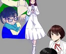 キャラクターデザインからイラストを作成します あなたの姿をイラストに！商業用、個人用でもOK！ イメージ3