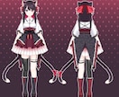 live2D対応イラスト、モデリング作成いたします ご希望の分身イラスト作成、live2Dモデリングを致します。 イメージ3