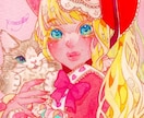 透明水彩でアイコン作成いたします アナログの手描き感とハッキリした発色を兼ね備えてます イメージ1