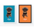 愛犬のモザイクアートを作成します インテリア用でご使用いただけます イメージ1