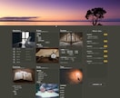 モダンデザインのホームページを作成します 洗練されたデザインのWebサイトを作成致します。 イメージ3