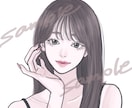 大人可愛い・透明感・綺麗め｜女性イラストを描きます アイコンをオシャレに彩る｜オリジナルイラストを届けます イメージ3