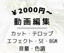 Youtube動画制作代行いたします 編集作業が面倒な方へ！10分まで3000円で編集いたします！ イメージ1
