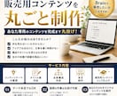 あなた専用の売れるコンテンツを丸投げ制作します テーマ未定でもOK！販売できる完成品まで丸ごと制作いたします イメージ1