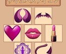 見積り必須【素材】を描きます アイテムや属性アイコンを描きます！ イメージ10