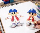 子どもの絵を立体化｜オーダーメイドフィギュア作ます 誕生日・成長記念・卒園卒業祝いに。完全手作りの一点物です イメージ10