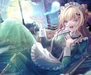 期間限定！ハロウィンイラスト量産企画します サムネにも素材でも使える！洋館メイドさんオバケ仮装 イメージ10