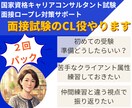 2回パック |キ ャリコン実技試験のCL役やります オールＡ合格のキャリコンが様々なケースで面接対策をサポート！ イメージ1
