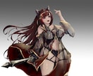 一枚絵の女性イラストを丁寧に制作します ご希望のイメージを大切に、一件ずつ誠実に対応！ イメージ3