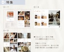 組合せ自由◎簡単編集でプロフィールブックが作れます 【人気デザイン】選べるテンプレート【説明書付きで初心者OK】 イメージ8