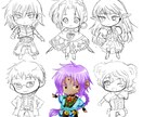 可愛いミニキャラお描きします あなたのうちの子をミニキャラにしてみませんか イメージ1