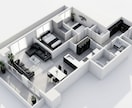 鳥瞰図作成×家具提案で理想の空間を実現します インテリアと家具のトータルコーディネート イメージ1