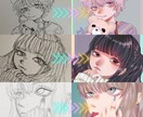 イラストオーダー受けます あなただけのSNSアイコンいりませんか？( ˙꒳​˙  ) イメージ3