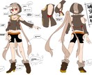 オリジナルキャラクターの立ち絵や設定図を描きます ご自身の創作されたキャラクターをはっきりとさせたい方に。 イメージ7