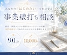 ビジネスの方向性を整え、次の一歩を明確にします 専門用語なしで分かりやすい！ビジネスのモヤモヤを90分で解決 イメージ1