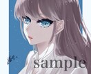SNS用アイコン、ヘッダー、1枚絵作成します 儚くて綺麗なキャラに仕上げます。 イメージ2