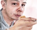 特別な日に贈るおしゃれな似顔絵を描きます 筆記体・英文メッセージ ✕ リアルタッチ イメージ2