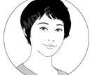 Twitter用おしゃれなモノクロアイコン承ります 1500円★SNSやYouTube、ココナラ用におすすめ！！ イメージ9