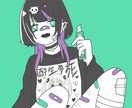 ゆめかわいい簡易イラストオーダー承ります 配色3色までの為、特別にお安くご提供いたします！ イメージ1