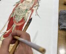 仏画　床間サイズ　掛け軸　制作します 祈りの世界を表現、あなたらしい空間を演出 イメージ1
