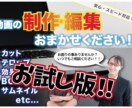 お試し動画編集受付けます お安く体験!動画作成しませんか? イメージ1