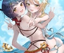 表情差分1つ無料✨✨可愛いイラスト全般お描きします サムネ・1枚絵・アイコン・立ち絵・ファンアートなど描きます♡ イメージ6