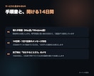 Claude Code導入に14日間伴走します 通話なし。導入から最初のスキル1本まで14日間伴走します イメージ3