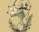 あなたの大切な存在のにがおえ描きます あなたの相棒を特別な1枚に収めます！ イメージ1