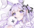 世界観を大切にしたイラストを制作します VTuberさんの配信のサムネイルや、お誕生日イラストなど！ イメージ2