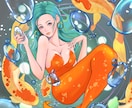 商用利用OK！！美人で素敵なイラストお描き致します 色っぽくて可愛い素敵なイラストをお描き致します イメージ8