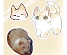 ペットのイラストをデフォルメ調で描きます グッズ制作など自分だけのペットのイラストが欲しい方ヘ！ イメージ3