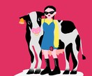 ポップなイラストをかきます ちょっとヘンテコでカラフルなイラストを描くのが好きです。 イメージ5
